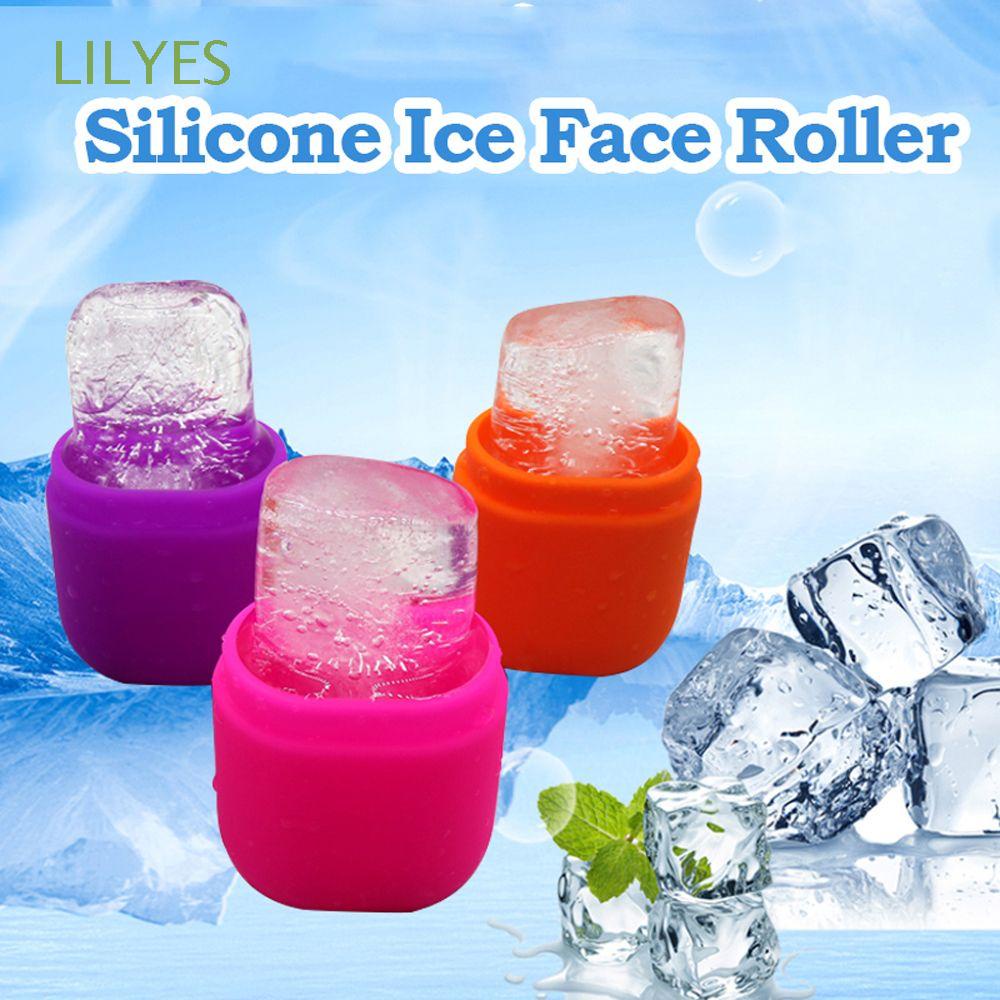 Lilyes Cây Lăn Mát Lạnh Bằng Silicon Hình Gấu Làm Mát Tạo Khối Khuôn Mặt Cho Nữ