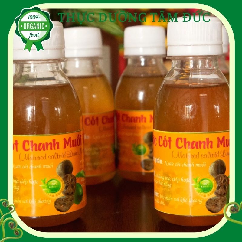Nước cốt chanh muối Quy Nguyên chùa Long Hương chai 125ml