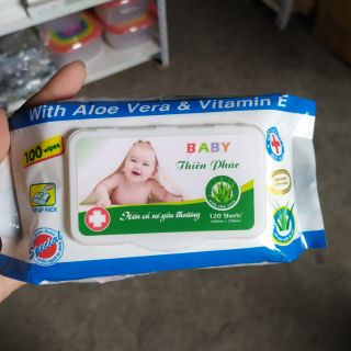 Giấy ướt Baby Thiên Phúc loại 100 tờ