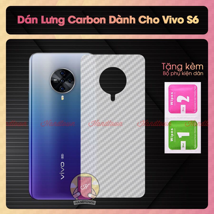 Miếng Dán Lưng Cacbon Vivo S6