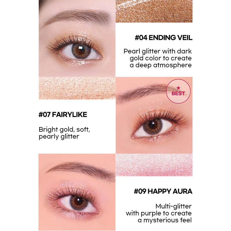Nhũ mắt kim tuyến lấp lánh Colorgram Milk Bling Shadow 7 màu tự chọn