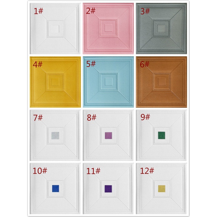 Miếng Dán Tường Bằng Xốp XPE 3D Tự Dính Chống Thấm Nước Trang Trí Phòng Ngủ Cho Bé DIY Mới