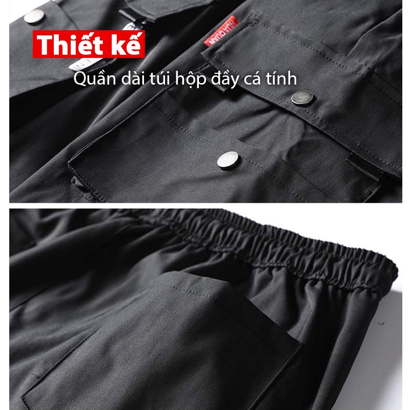 Quần thể thao nam jogger kaki mã TT33.0-Q túi hộp kiểu bó ống đẹp dài Phong Cách Hàn Quốc