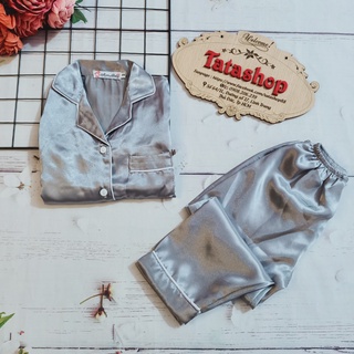 Bộ pijama phi lụa nữ mặc nhà