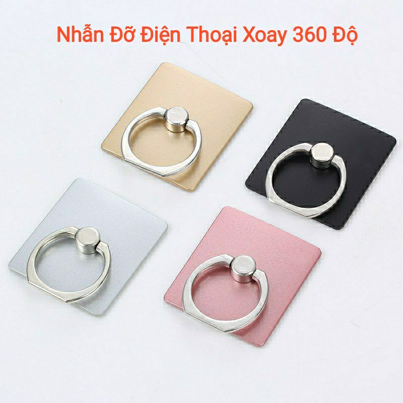 Combo 10 Nhẫn Đỡ Điện Thoại Xoay 360 Độ Đeo Ngón Tay Siêu Dễ Thương