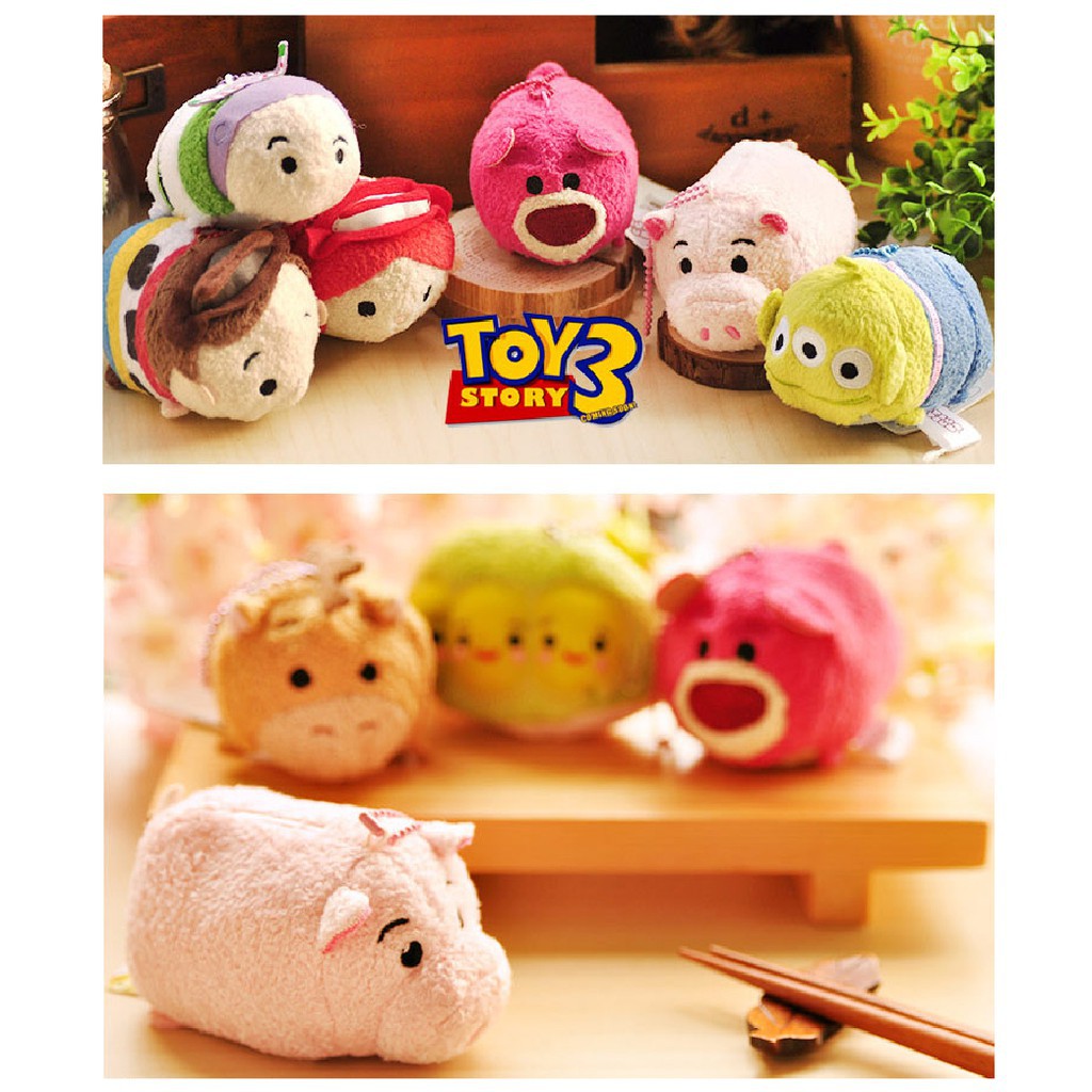 Đồ Chơi Disney Tsum Tsum Búp Bê Nhồi Bông Mini Tsum Cầm Tay Móc Khóa Hình Thú Nhồi Bông Dễ Thương