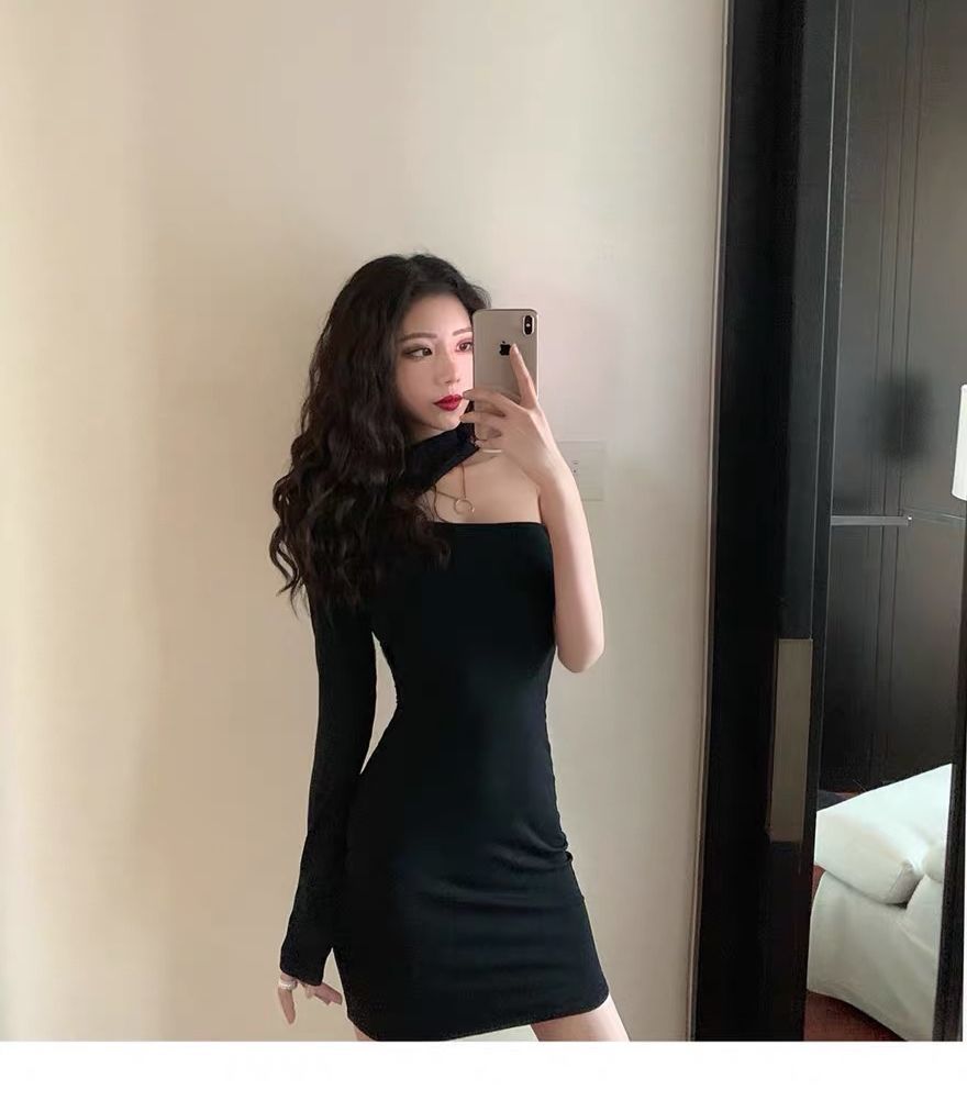 [ Mã FAHOTCB1505 giảm 10K đơn bất kỳ] Đầm tay dài hở vai dáng ôm gợi cảm cho nữ | BigBuy360 - bigbuy360.vn