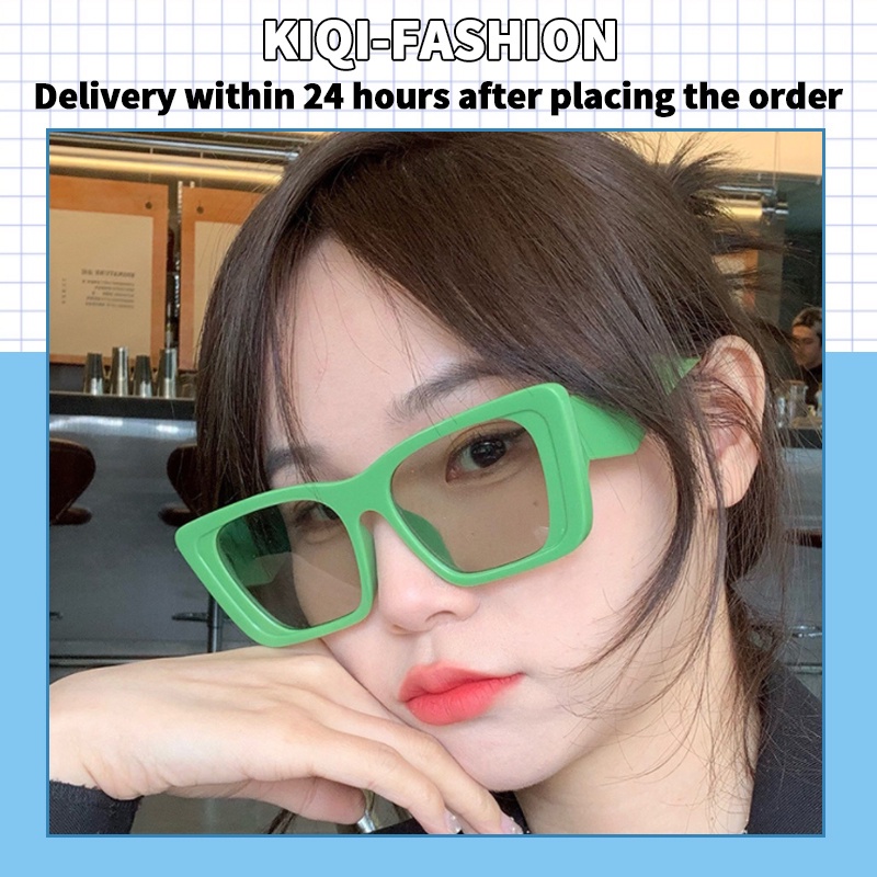 (KIQI-FASHION) COD Kính Mát Mắt Mèo Chống Tia Uv400 Thời Trang Cho Nữ
