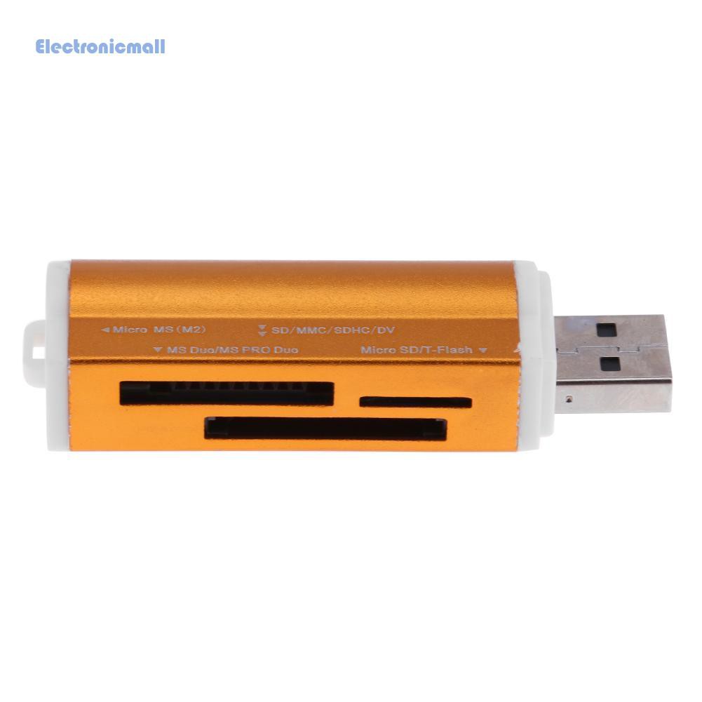 Đầu Đọc Thẻ Nhớ Sd / Sdhc / Mini Sd / Mmc / Tf 4 Trong 1 Usb2.0