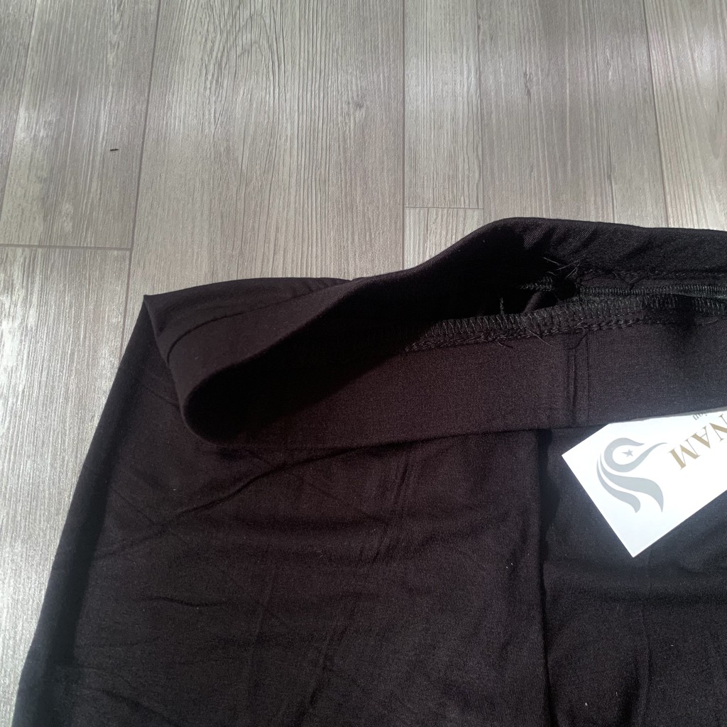 [ LG HOT] QUẦN LEGGING LỬNG NÂNG MÔNG THUN CO DÃN 4 CHIỀU CẠP CAO - QUẦN THUN ÔM NỮ LỮNG MÀU ĐEN - FREESIZE | BigBuy360 - bigbuy360.vn