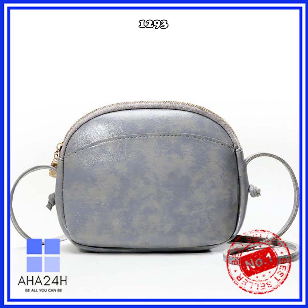 Túi đeo chéo hàn quốc⚡FREESHIP⚡túi da form oval nữ tính siêu xinh AH1294