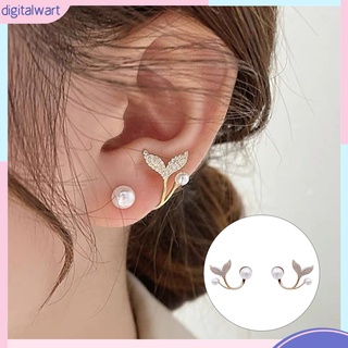 Đôi Bông Tai Mạ Bạc Kiểu Dáng Thời Trang Cho Nữ
