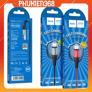 DÂY CÁP SẠC Hoco X38 LIightning 1m cho IP6/7/8/Xs/X/Xsmax/7plus/8plus