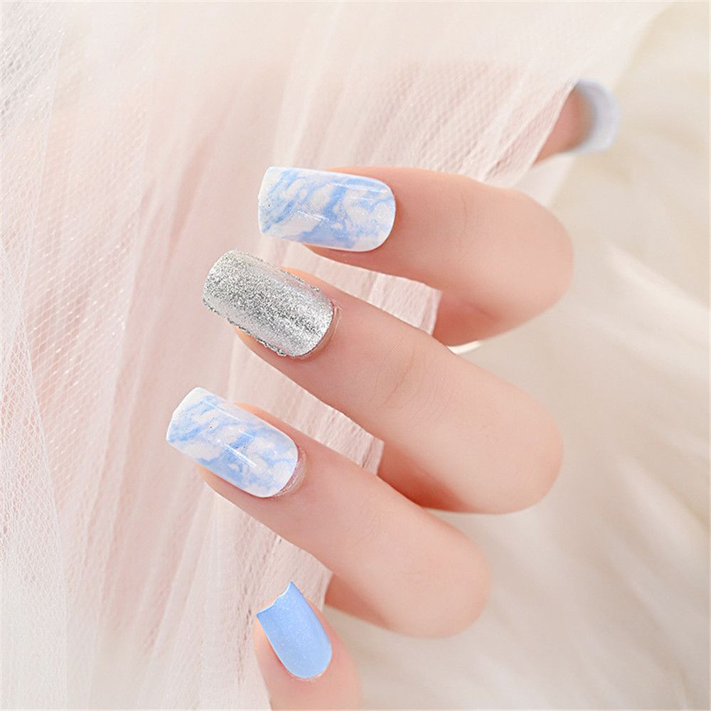 Bộ Móng Tay Giả Bằng Acrylic Che Phủ Toàn Diện Có Thể Tháo Rời Diy