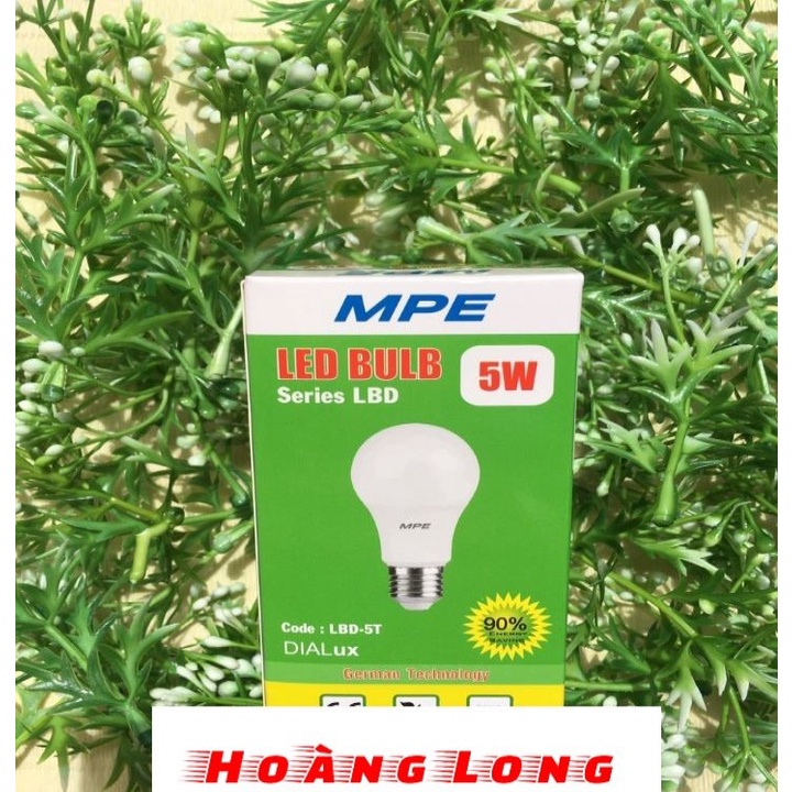 MPE - Bóng đèn led bulb 5W Mpe - LBD-5