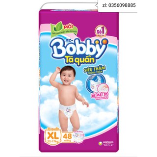 Tã quần bobby đại size m62, l54, xl48, xxl 44