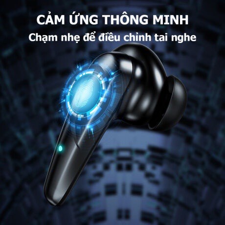 Tai nghe gaming bluetooth Natuso Apro366 5.0 TWS, bass mạnh mẽ, chơi game độ trễ cực thấp