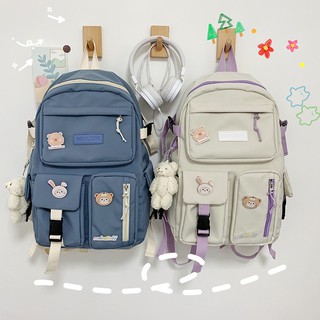 [Mua 1 Tặng 1] BALO Ulzzang Hàn Quốc Chống Nước (F5B07)