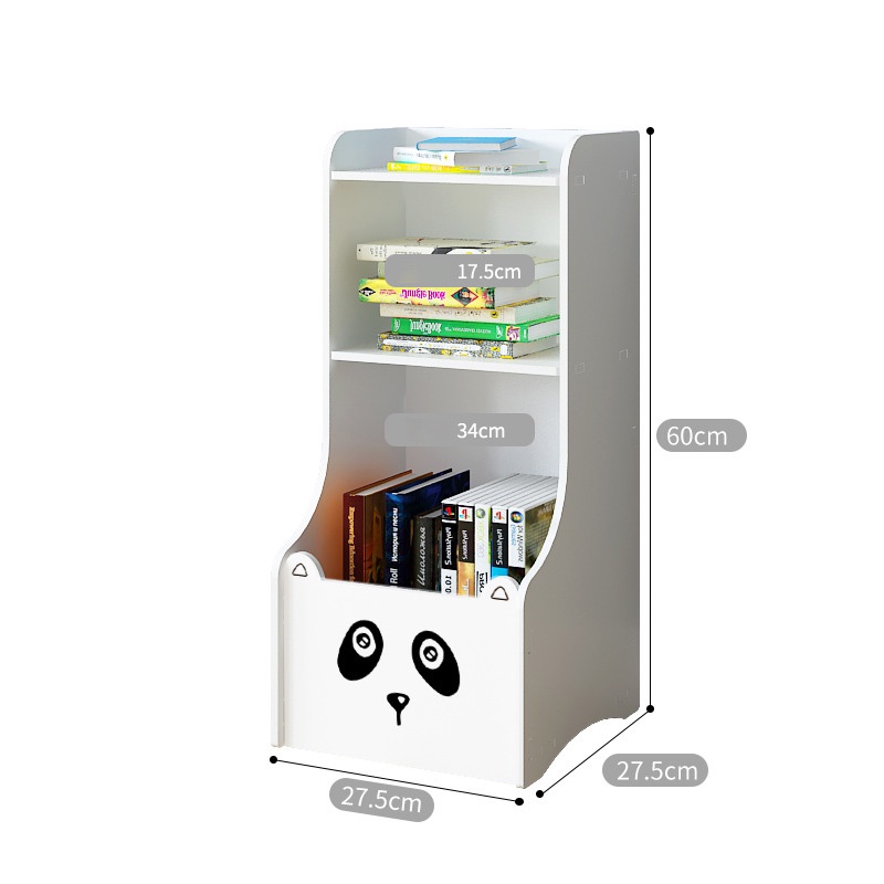 Tủ đựng đồ Nafena WPC khắc họa tiết thú vật hoạt hình đa dụng