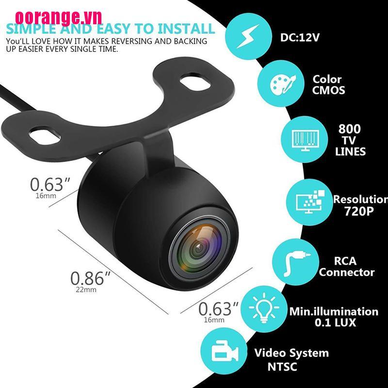 Camera Đuôi Xe Hơi Chống Thấm Nước 170o Cmos