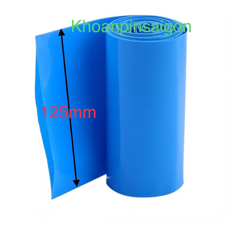 1 mét Màng co nhiệt pvc bọc pin các loại size 30mm…100mm-140mm;145mm