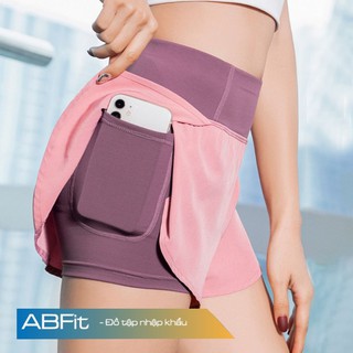 Quần short cạp cao 2 lớp