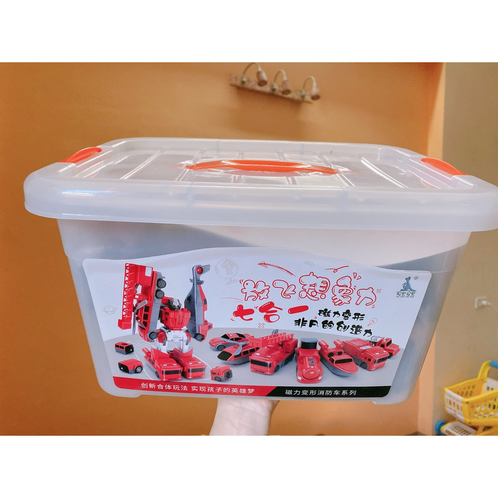 [SIÊU HOT] Bộ nam châm lắp ghép robot Cao Cấp 27 chi tiết - Đồ chơi cho bé