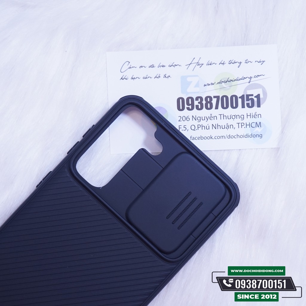 Ốp Lưng Trượt Che bảo vệ Camera Nillkin Camshield SamSung S21- S21 Plus- S21 Ultra