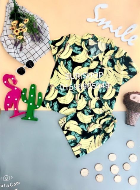 SET PIJAMA CẶP NAM NỮ CỰC CUTE