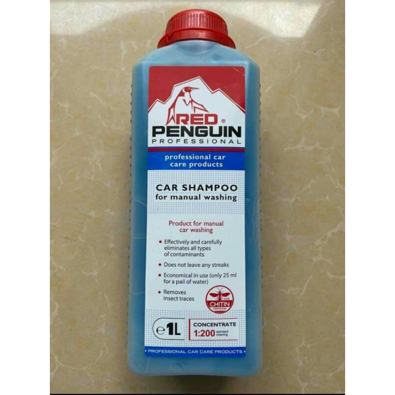 Nước rửa xe XADO RED PENGUIN Car Shampoo 1L