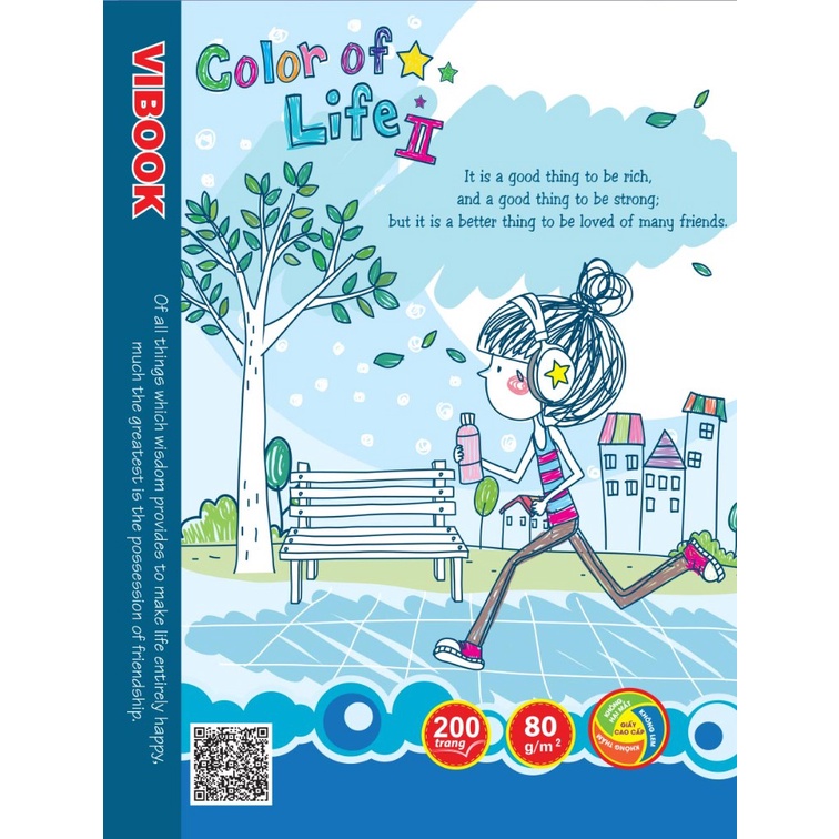 Tập 200 trang Vibook Color of Life