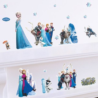 Decal dán tường elsa xinh đẹp