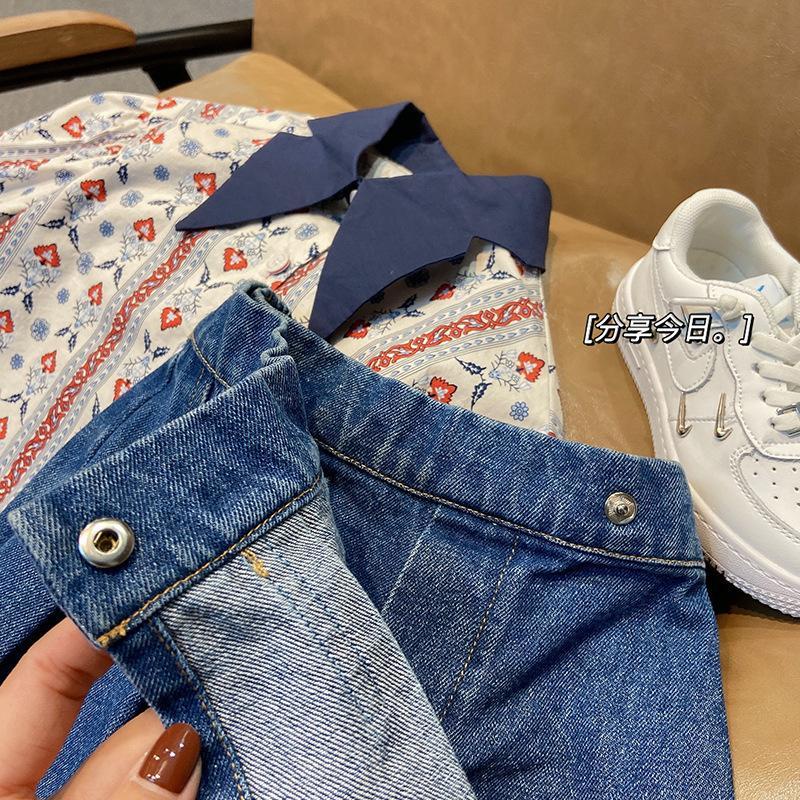 [Hàng Mới Về] Chân Váy Ngắn Xếp Ly Giả Hai Mảnh Đơn Giản Phong Cách Hàn Quốc Dành Cho Bé Gái