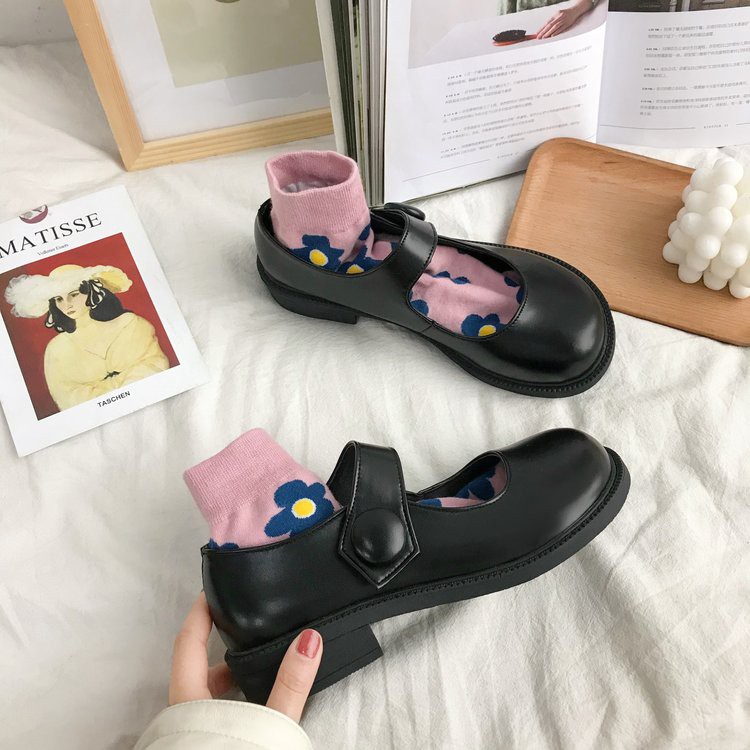 Giày búp bê mũi tròn đế mềm phong cách thời trang dễ thương cho bé gái | BigBuy360 - bigbuy360.vn