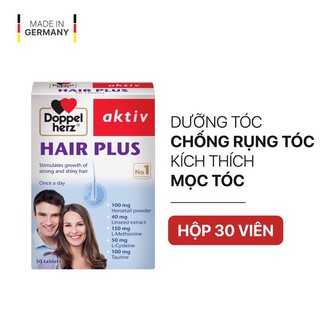 [TPCN Nhập Khẩu] Viên uống Chống Rụng Tóc và Kích Thích Mọc Tóc Doppelherz Aktiv Hair Plus