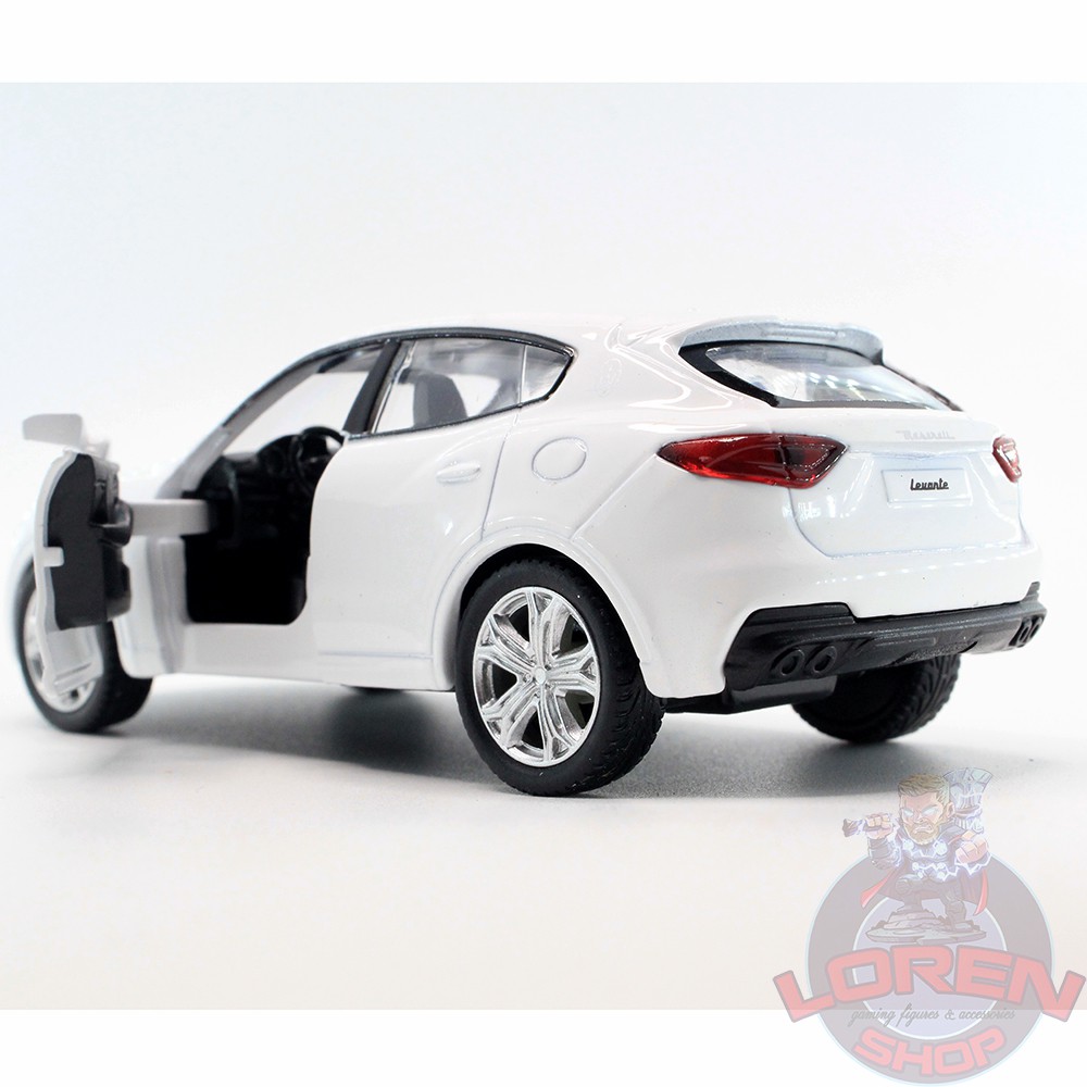 Mô hình ô tô kim loại Maserati Levante GTS tỷ lệ 1:36, xe SUV đồ chơi chạy cót mở full cửa lorenshop