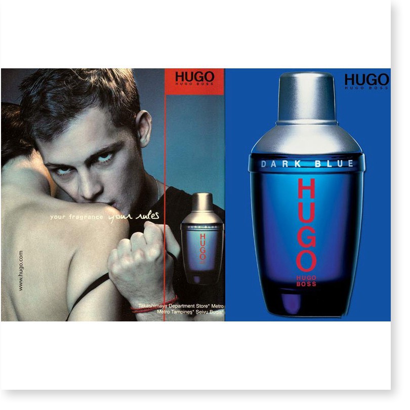 [Mã giảm giá mỹ phẩm chính hãng] Nước Hoa Nam Hugo Dark Blue EDT 75ml