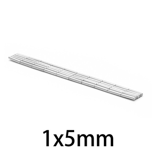 Nam châm trắng đất hiếm 1x5mm lực hút siêu mạnh