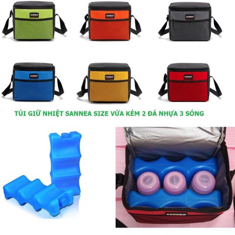 Túi giữ nhiệt giữ lạnh bình sữa Sannea 5L
