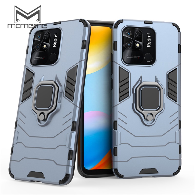 Ốp Điện Thoại PC + TPU Có Vòng Đỡ Kim Loại Chống Sốc Bền Bỉ Cho Xiaomi Redmi A2 A2 + A1 A1 +