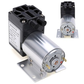 Máy Bơm Chân Không Mini 12V 6W Áp Suất Cao Với Giá Đỡ 5L / Phút