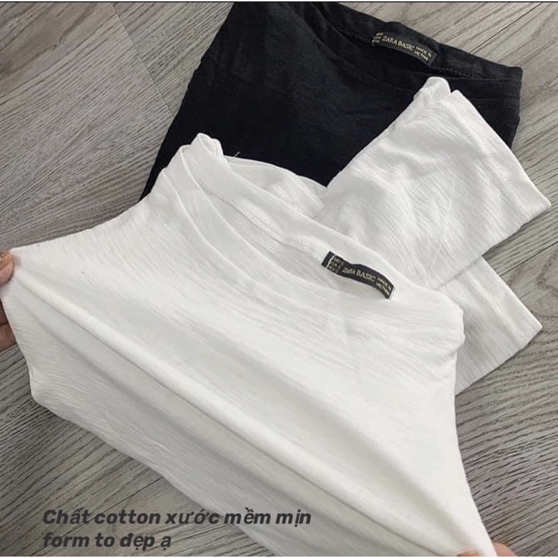 ÁO HÀN LỆCH VAI / ÁO THUN COTTON XƯỚC 55K | BigBuy360 - bigbuy360.vn