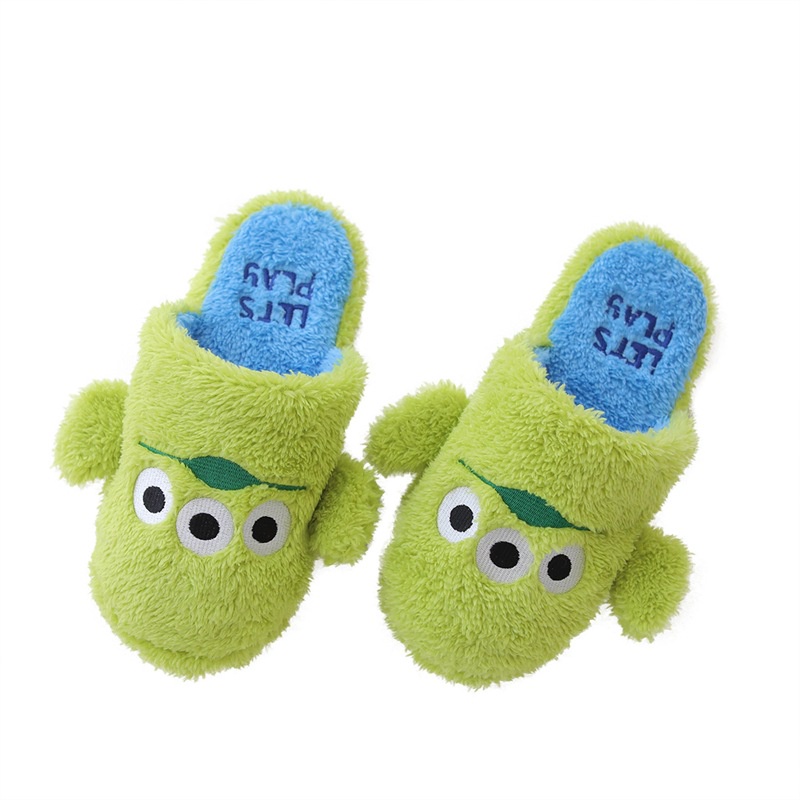Dép Bông Đi Trong Nhà Hình Hoạt Hình Disney Winnie The Pooh Stitch Alien Chipmunks Quà Tặng Cho Bé Gái