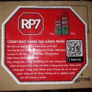 Chai xịt dầu bôi trơn RP7 chai lớn 300g (Chính Hãng)