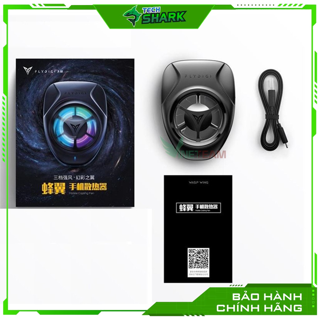 [PHIÊN BẢN MỚI 2020] FLYDIGI Wasp Wing | Quạt tản nhiệt gaming cho điện thoại, siêu mát, LED RGB siêu ngầu