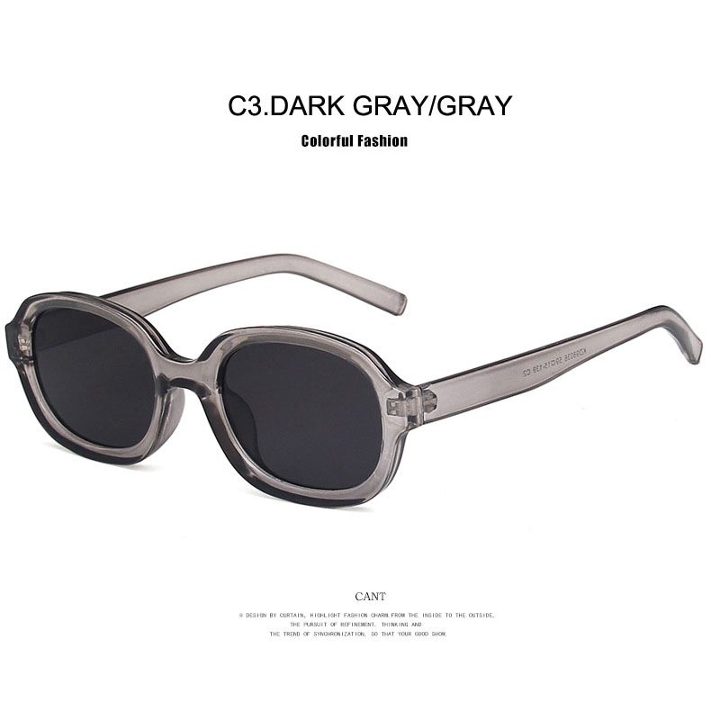 Retro Sunglasses Women Plastic Oval Small Frame Glasses Men Pink Black Sun Glasses Female Male Lentes