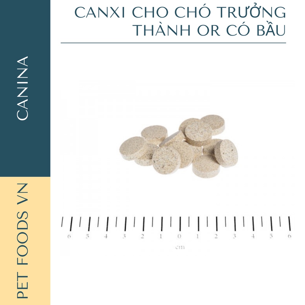 Canxi cho Chó Trưởng Thành và Chó Bầu CANINA CANILETTEN dạng viên