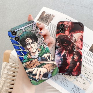 attack on titan Ốp điện thoại cứng iphone 12 12promax 11 11pro xs max xr 7 8 plus