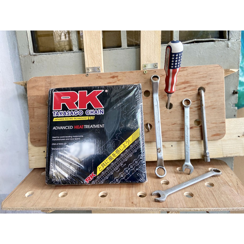 Nhông sên dĩa RK phốt cao su O Ring cho Raider Fi 150