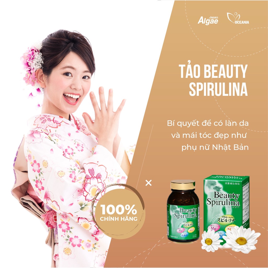 Tảo beauty spirulina nhật bản 550 viên - ảnh sản phẩm 7